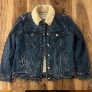 Old Navy Sherpa-Lined Denim Jacket